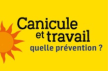 Affiche INRS "Canicule et travail - Quelle prévention ?"