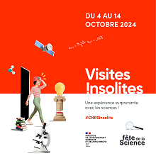 Logo visites insolites CNRS 2024