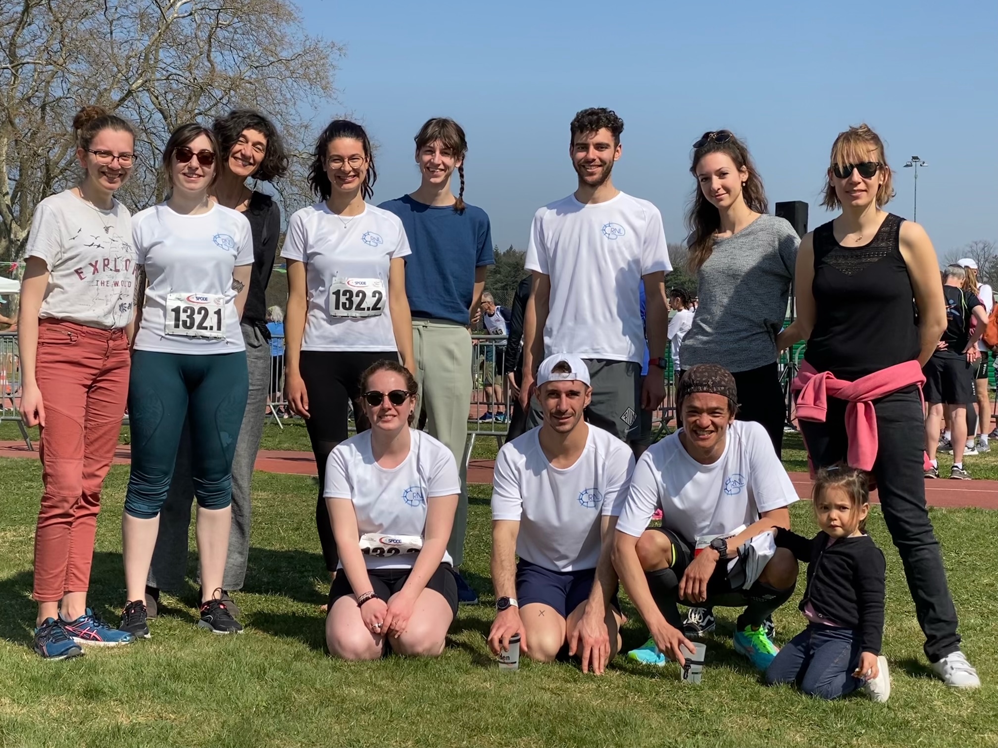 Ekiden Team CRNL et supporters