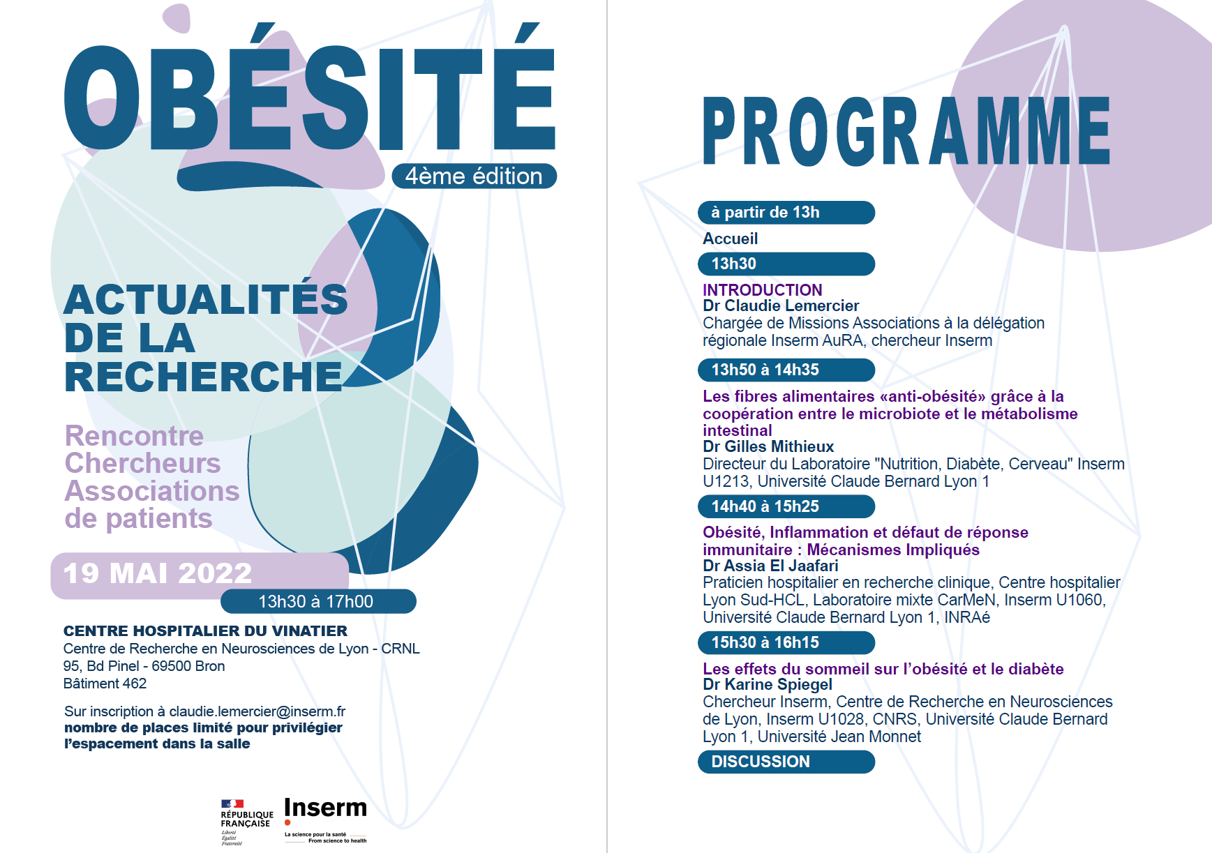 Programme journée obésité 2022 - 4ème édition