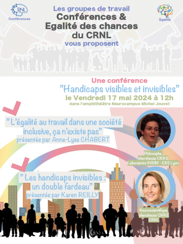 Affiche Conférence Handicaps visibles et invisibles